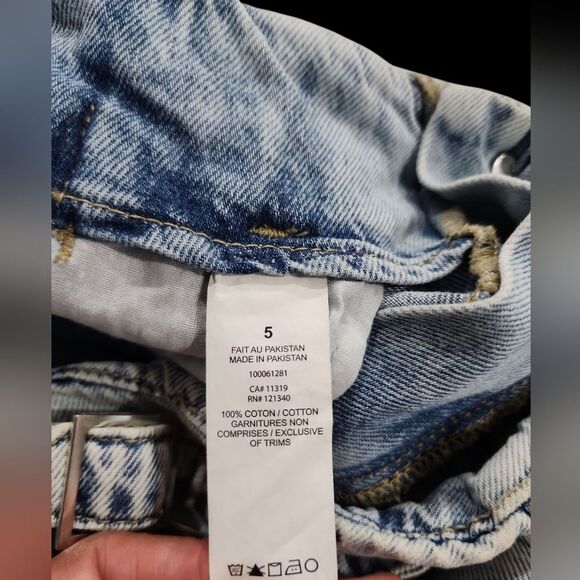 Garage Denim 80's Mom Jeans Light Wash Women Sz 05/27 Pleated Front Pockets - Picture 8 of 10